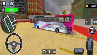 City coach bus simulator 3d games - Android gameplay - bus driving game | part- 8 | bus ultimate