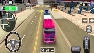 City coach bus simulator 3d games - Android gameplay - bus driving game | part- 8 | bus ultimate