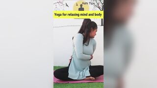 Yoga Poses to Help Relax Your Mind at Home #shorts