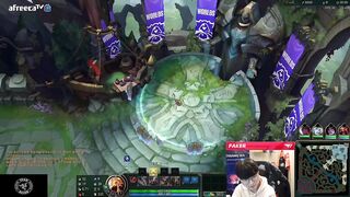 Faker' autolock Azir incident - "Can mid?" | T1 Stream Moments | T1 cute moments