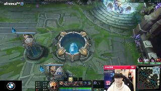 Faker' autolock Azir incident - "Can mid?" | T1 Stream Moments | T1 cute moments