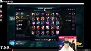 Faker' autolock Azir incident - "Can mid?" | T1 Stream Moments | T1 cute moments