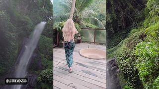 Lottie Moss Exhibits Her Fabulous Bikini Figure in Bali Vacations