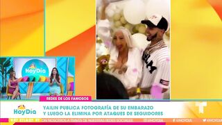 Yailin elimina de Instagram las fotos de su embarazo | Hoy Día | Telemundo