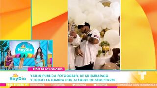 Yailin elimina de Instagram las fotos de su embarazo | Hoy Día | Telemundo