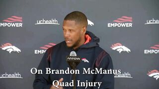 Dwayne Stukes on Brandon McManus Injury and Chiefs Challenge