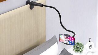 LISEN CD Phone Holder vs SHAWE Phone Holder Bed Gooseneck Mount - Flexible Arm 360