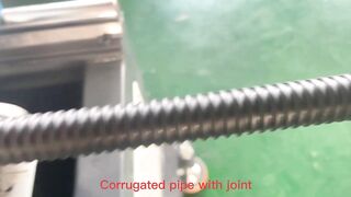 Vacuum forming plastic flexible corrugated pipe machine