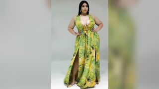 Plussize ????????Hot Models Life Style #Curvymodels Maxi dress designs #plussizemodels