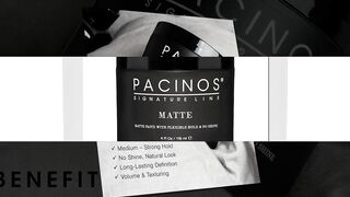 Pacinos Matte Hair Paste - Flexible Hold, No Shine, Sculpting & Styling Wax, Long Lasting