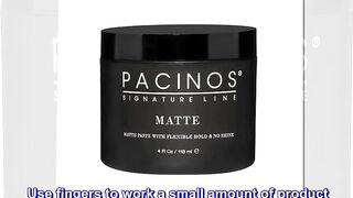 Pacinos Matte Hair Paste - Flexible Hold, No Shine, Sculpting & Styling Wax, Long Lasting