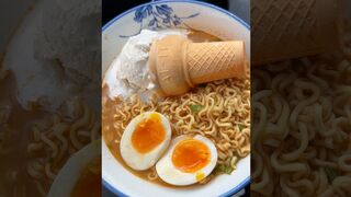 Day 9 of my ramen challenge - Ramen Ice Cream