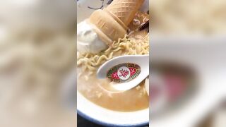 Day 9 of my ramen challenge - Ramen Ice Cream