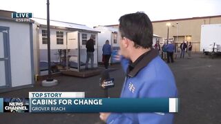 New Grover Beach temporary emergency housing facility for homeless close to opening