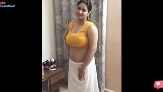 blouse design/ Backless blouse with saree/ curvy womens/ top Plus size models photo shoot / ep -13