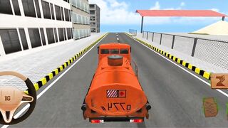 diesal tanker truck driving games gameplay | diesel tenker driving in villege farmer