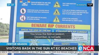 Visitors bask in the sun at Eastern Cape beaches