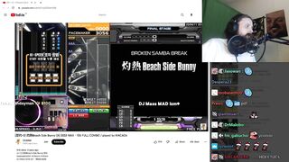 Forsen Reacts to 歴代+0] 灼熱Beach Side Bunny (A) 3333 MAX - 105 FULL COMBO / played by MACAO6