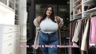 Nicole .. Plus Size Model Bio, Quick Facts, Age, Height, Weight, Measurements, Instagram star