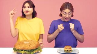 Eating burger challenge | Food challenge | Eating challenge