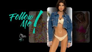 SwimWearColors...Follow me!: Fashionable Clothing and Bikinis from Luli Fama [4K]