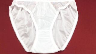 White Nylon Panties Women’s Underwear Panty Bikini Sexy With Lace Pink & Light Blue Japanese St...