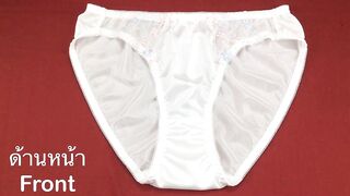 White Nylon Panties Women’s Underwear Panty Bikini Sexy With Lace Pink & Light Blue Japanese St...