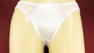 White Nylon Panties Women’s Underwear Panty Bikini Sexy With Lace Pink & Light Blue Japanese St...