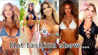 Bikini fashion show 2023,Hot fashion show 2023, Swimwear fashion show 2023 #viral #bikini #tranding