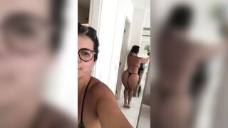 Biquíni de fita para os assinantes onlyfans