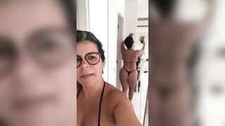 Biquíni de fita para os assinantes onlyfans