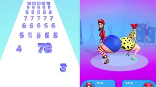 Playing 1111111 Tiktok Games NEW VIDEO Satisfying & Relaxing Videos Twerk Race | Number Master #18