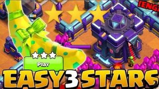 Jolly Clashmas Challenge| How to easily 3 Star the Jolly Clashmas Challenge #3|Coc New Event Attack