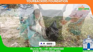 PY - 19th Dec 2022 Remove plastics from the seashore - Beach Cleanup drive by Yourbackers Puducherry