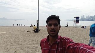 Chowpatty beach ⛱️ || Mumbai Maharashtra ||@adeshyadav67