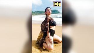 Webseries Actress Ankita Dave Dress review | Indian Actress Bikini Shoot at vacation and pool