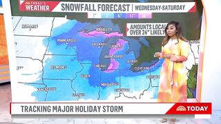 Massive Storm Takes Shape, Set To Impact Holiday Travel Rush