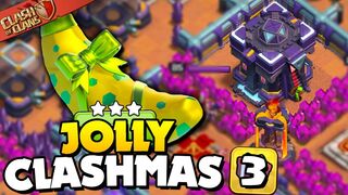 Easily 3 Star Jolly Clashmas Challenge #3 (Clash of Clans)