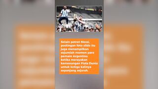 Foto Lionel Messi Angkat Trofi Pecahkan Rekor di Instagram