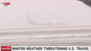 Winter weather threatening US travel