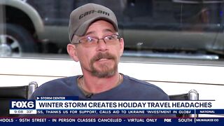 Wisconsin winter storm compounds Christmas travel stress | FOX6 News Milwaukee