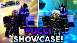 MAXED LEVEL PUCCI (PUCHI) SHOWCASE! | Anime Adventures (ROBLOX)