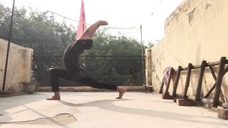 Anjaneyasana -How To Do Low & High Lunge Pose |Yoga With Rahul|