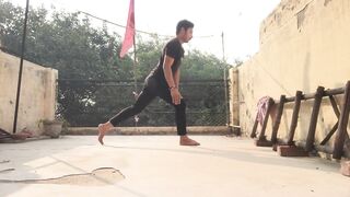 Anjaneyasana -How To Do Low & High Lunge Pose |Yoga With Rahul|