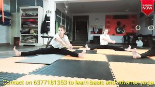 Foreigners In My Yoga Class | Stretching | Strengthen | Forward Bending #yoga #viral #yogapractice