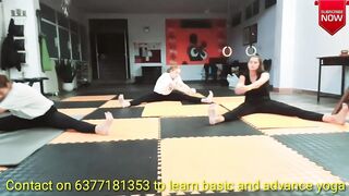 Foreigners In My Yoga Class | Stretching | Strengthen | Forward Bending #yoga #viral #yogapractice