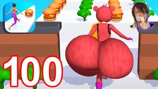 Twerk Race 3D — Running Game All Levels Android Gameplay with Webcam | LEVEL 100