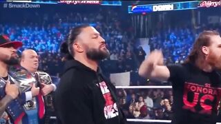 Sami Zayn Challenge Kevin Owens & John Cena WWE Smackdown Highlights 23 December 2022 HD