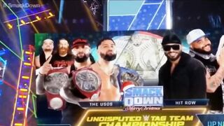 Sami Zayn Challenge Kevin Owens & John Cena WWE Smackdown Highlights 23 December 2022 HD