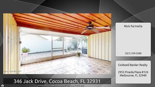 346 Jack Drive, Cocoa Beach, FL 32931